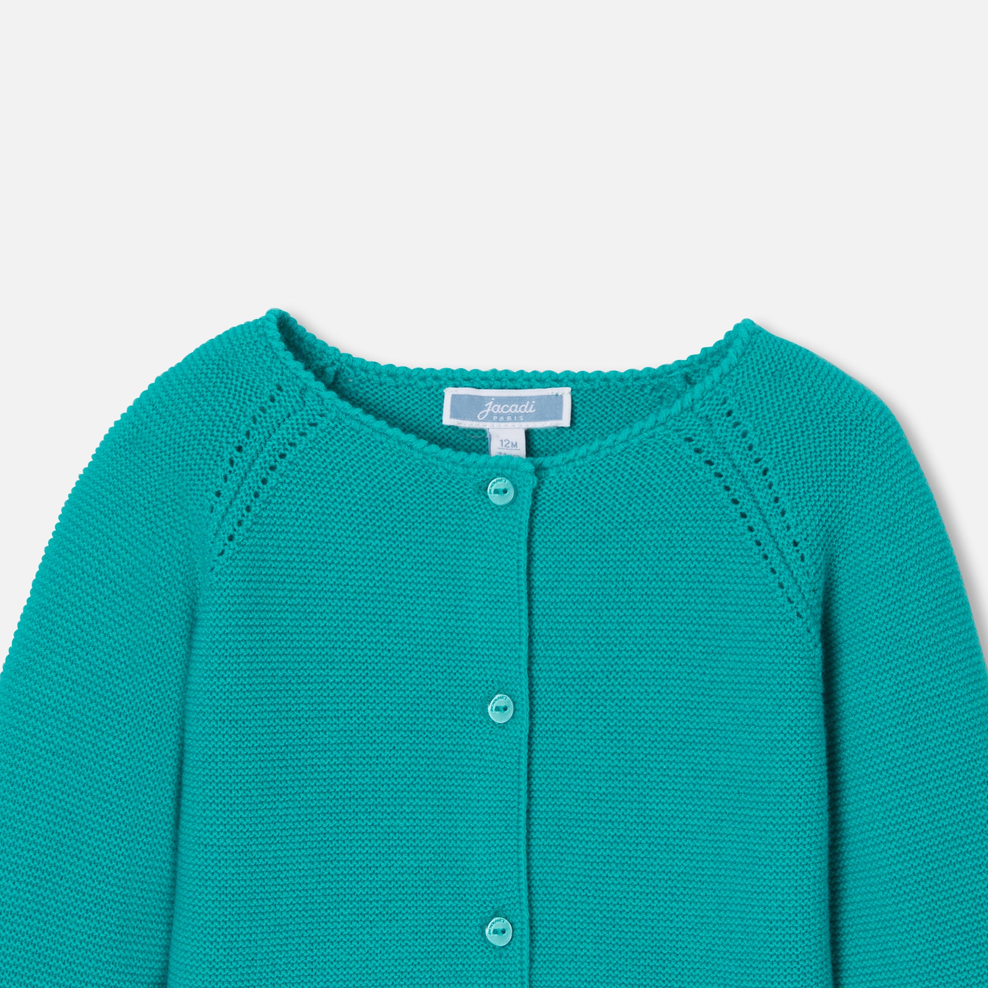 7 QTY / VERT EMERAUDE PAP GILET / CARDIGAN MITSOU
