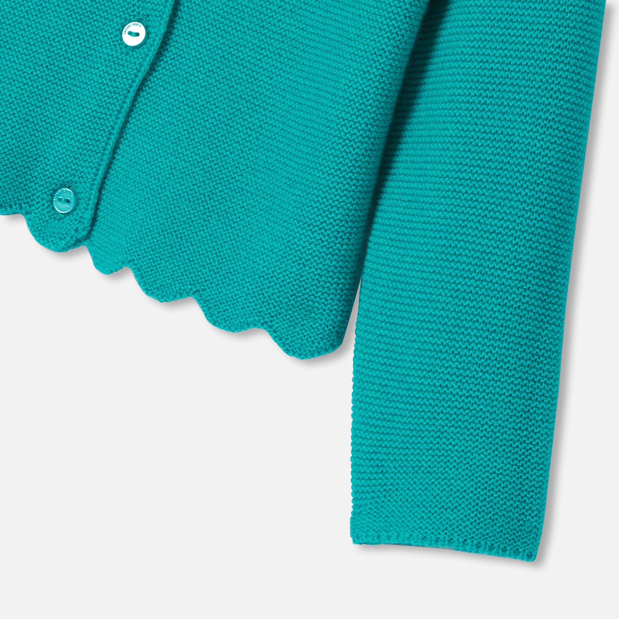 7 QTY / VERT EMERAUDE PAP GILET / CARDIGAN MITSOU