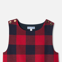 0 QTY / MARINE/ROUGE PAP ROBE GARIGUETTE
