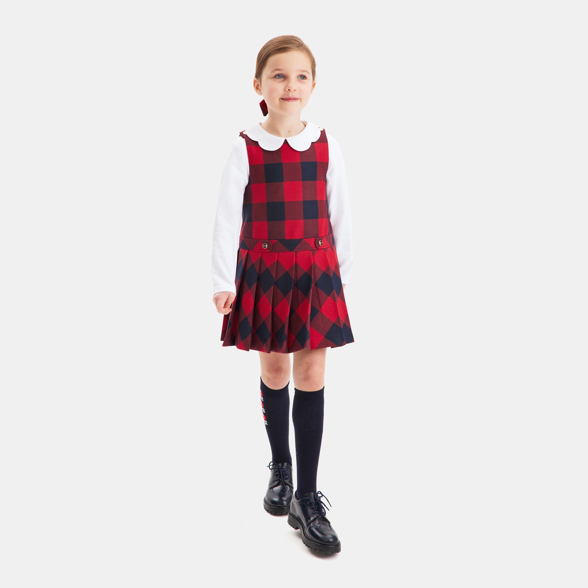 0 QTY / MARINE/ROUGE PAP ROBE GARIGUETTE