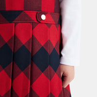 0 QTY / MARINE/ROUGE PAP ROBE GARIGUETTE