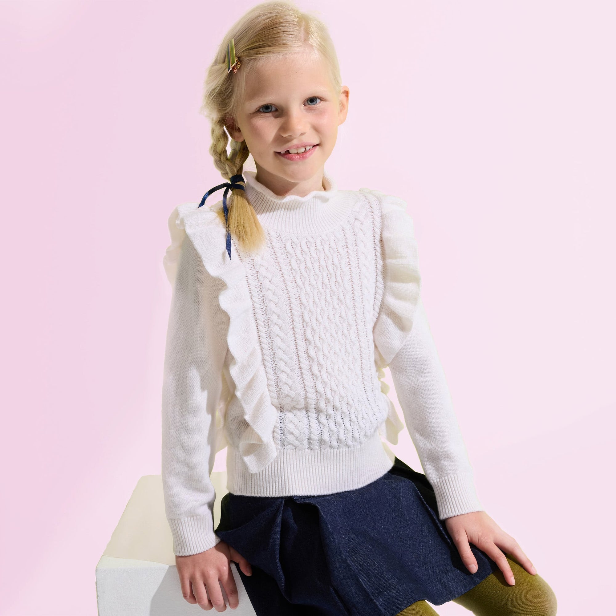 0 QTY / DENIM FONCE PAP JUPE GWENDOLINE