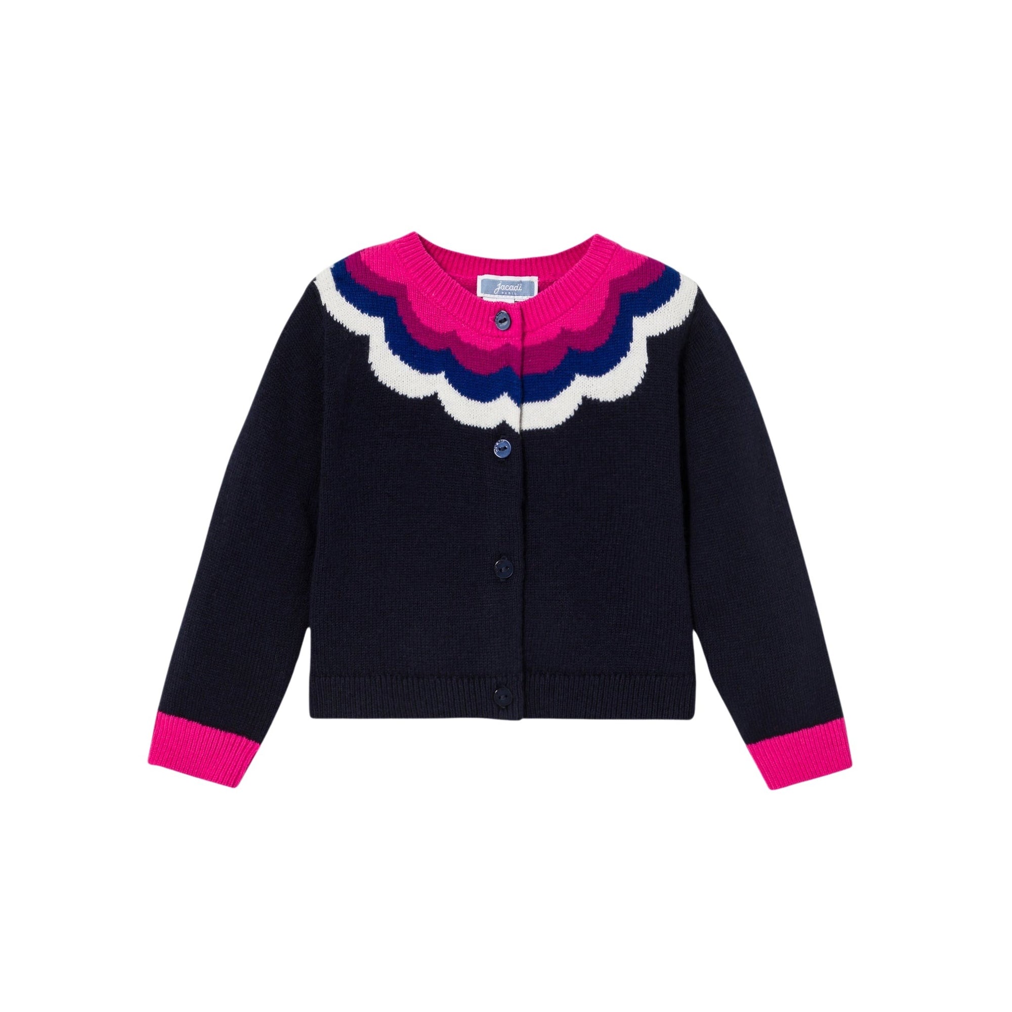 0 QTY / MARINE/MULTICO PAP GILET / CARDIGAN MEMORY