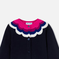 0 QTY / MARINE/MULTICO PAP GILET / CARDIGAN MEMORY