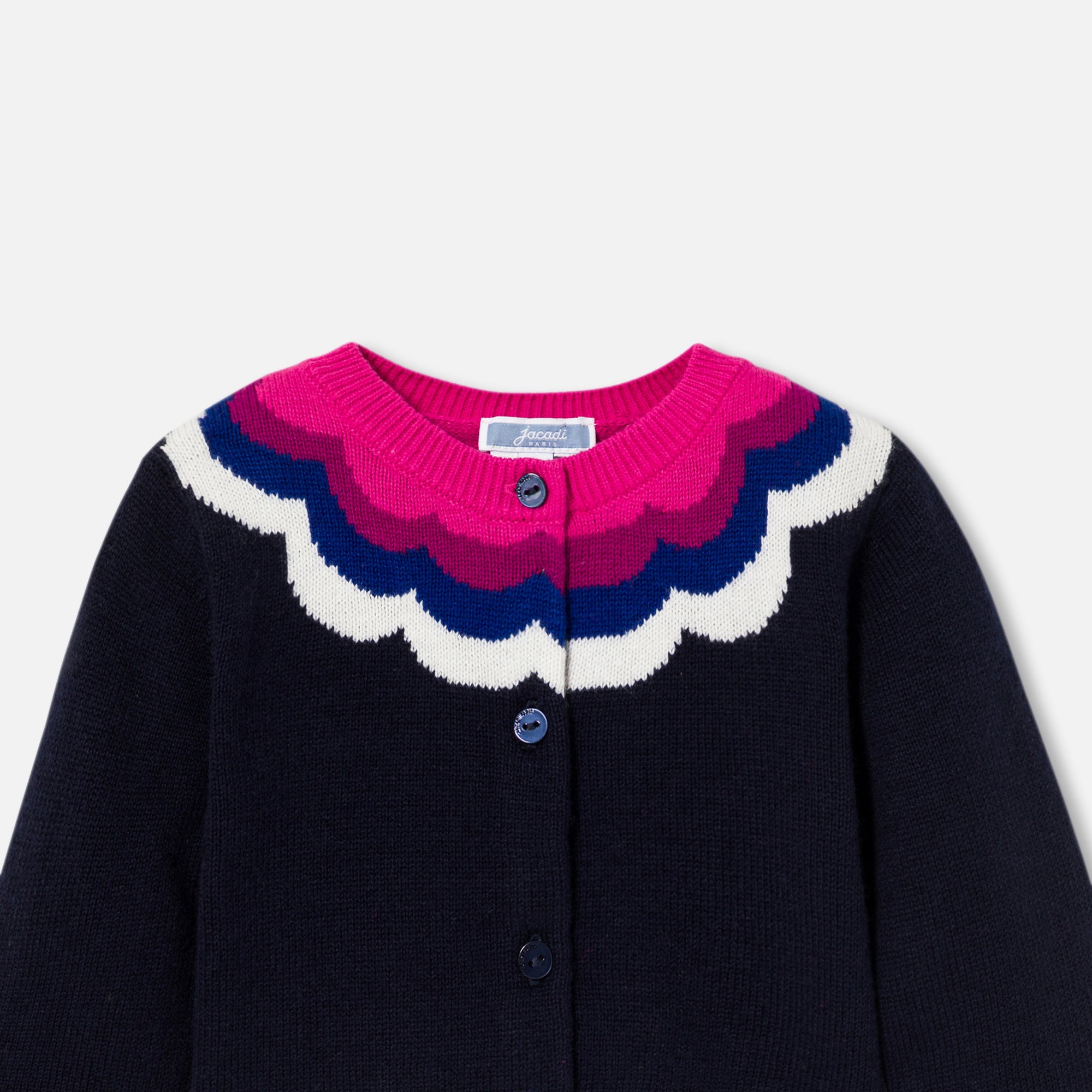 0 QTY / MARINE/MULTICO PAP GILET / CARDIGAN MEMORY