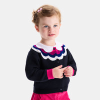 0 QTY / MARINE/MULTICO PAP GILET / CARDIGAN MEMORY