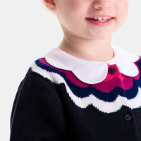 0 QTY / MARINE/MULTICO PAP GILET / CARDIGAN MEMORY