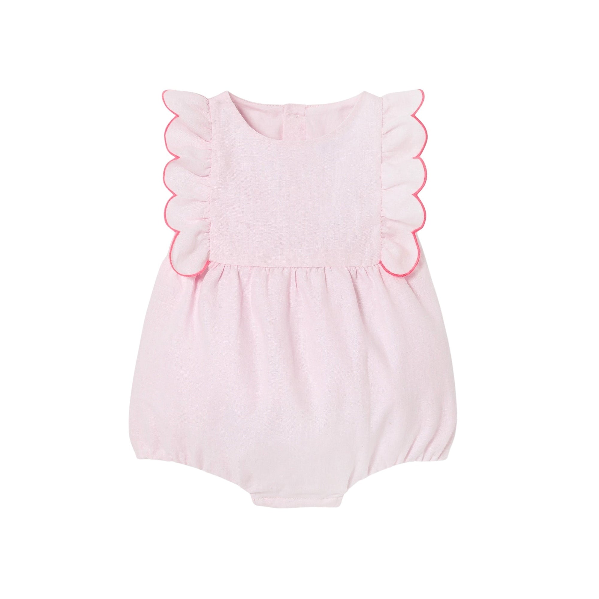217 QTY / ROSE PALE  PAP COMBINAISON/ BLOOMER CARAMELLE