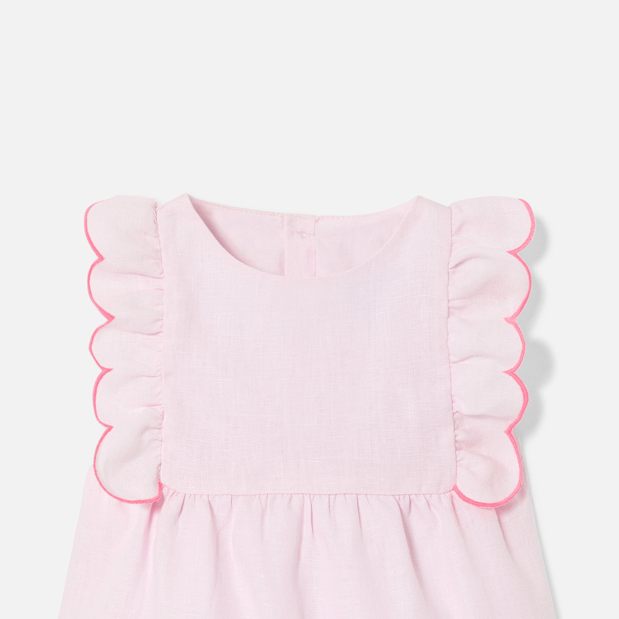217 QTY / ROSE PALE  PAP COMBINAISON/ BLOOMER CARAMELLE