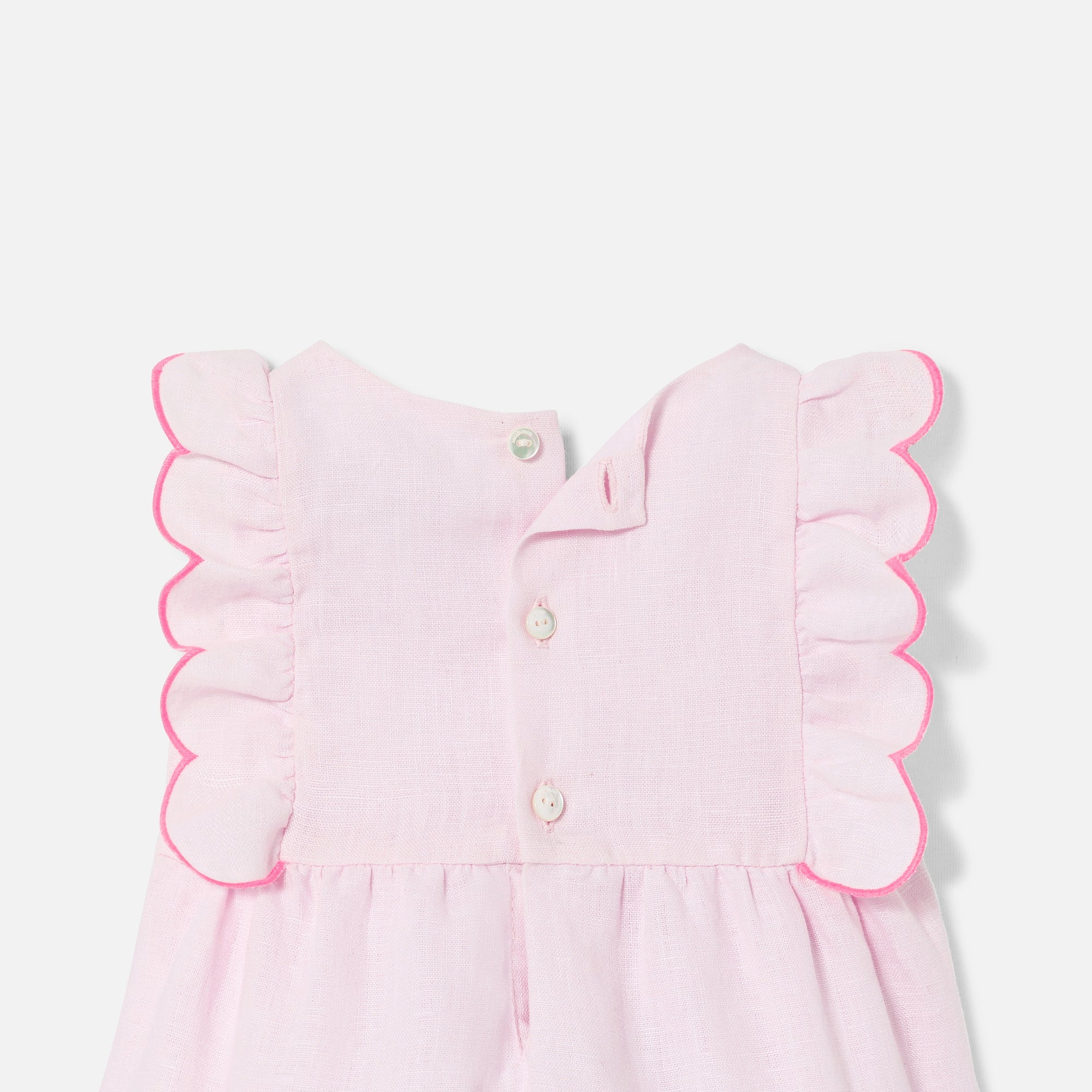 217 QTY / ROSE PALE  PAP COMBINAISON/ BLOOMER CARAMELLE