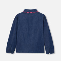 0 QTY / BLEU DENIM PAP TUNIQUE / BLOUSE MOLIERE