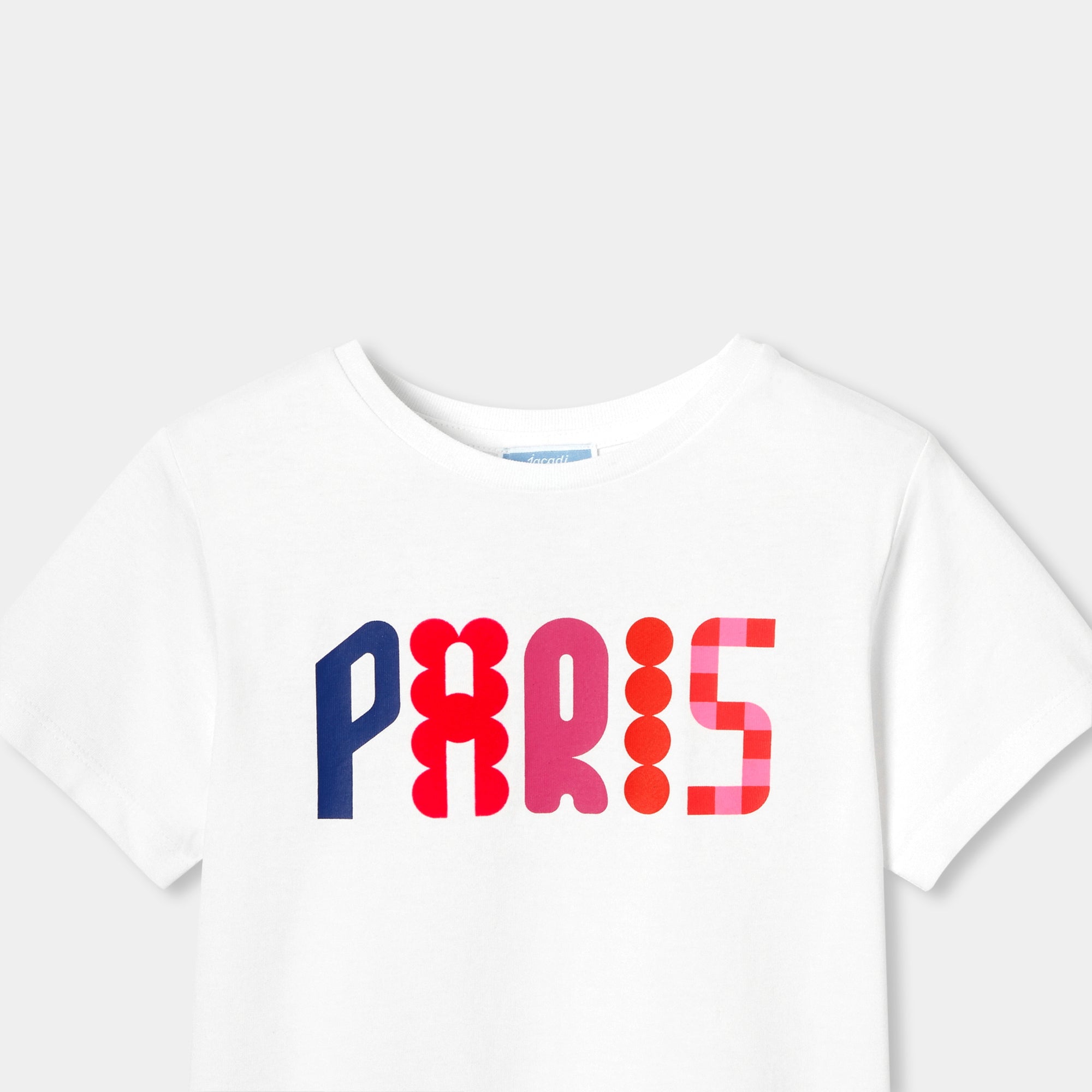 0 QTY / BLANC JACADI PAP TEE-SHIRT MINOT