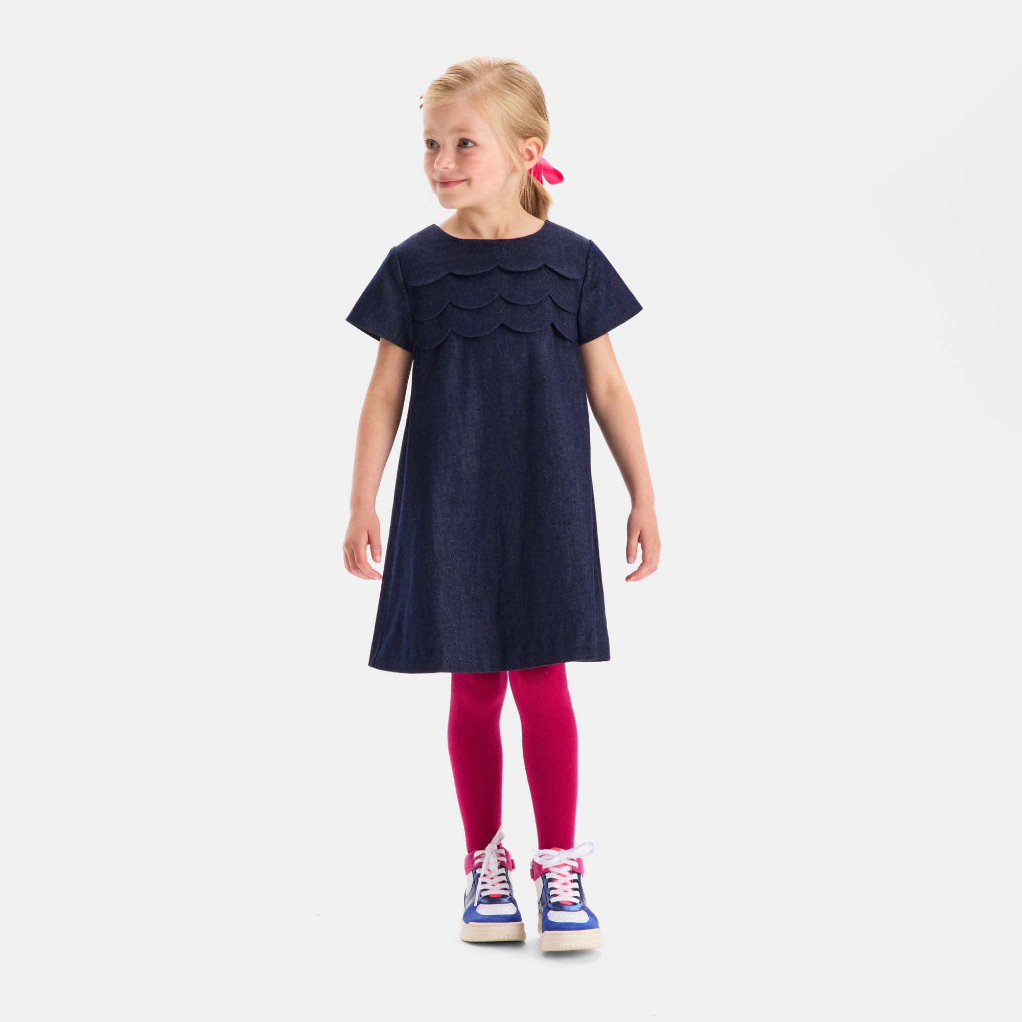 0 QTY / DENIM FONCE PAP ROBE MUSICA