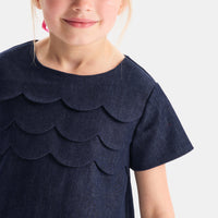 0 QTY / DENIM FONCE PAP ROBE MUSICA