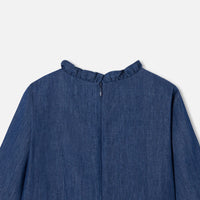 13 QTY / BLEU DENIM PAP ROBE MORGANE
