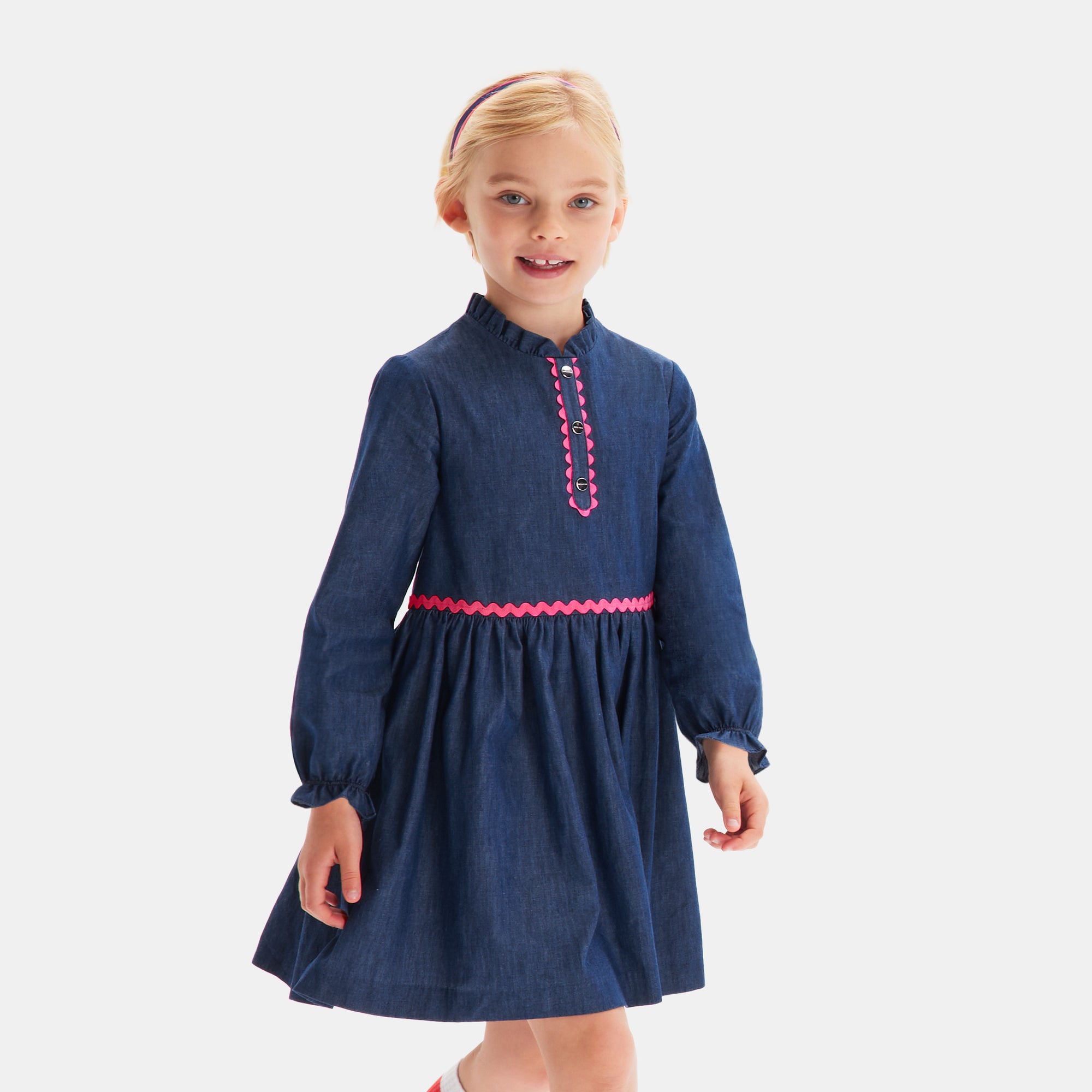 13 QTY / BLEU DENIM PAP ROBE MORGANE