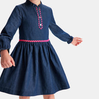 13 QTY / BLEU DENIM PAP ROBE MORGANE