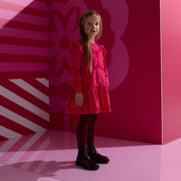 1223 QTY / ROSE/MULTICO PAP ROBE MONICA