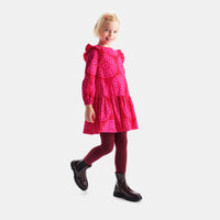 1223 QTY / ROSE/MULTICO PAP ROBE MONICA