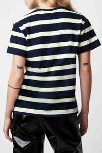 T-shirt Welcome Preppy - Marine