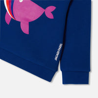 5 QTY / BLEU FONCE PAP SWEAT MODERNE