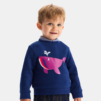 5 QTY / BLEU FONCE PAP SWEAT MODERNE