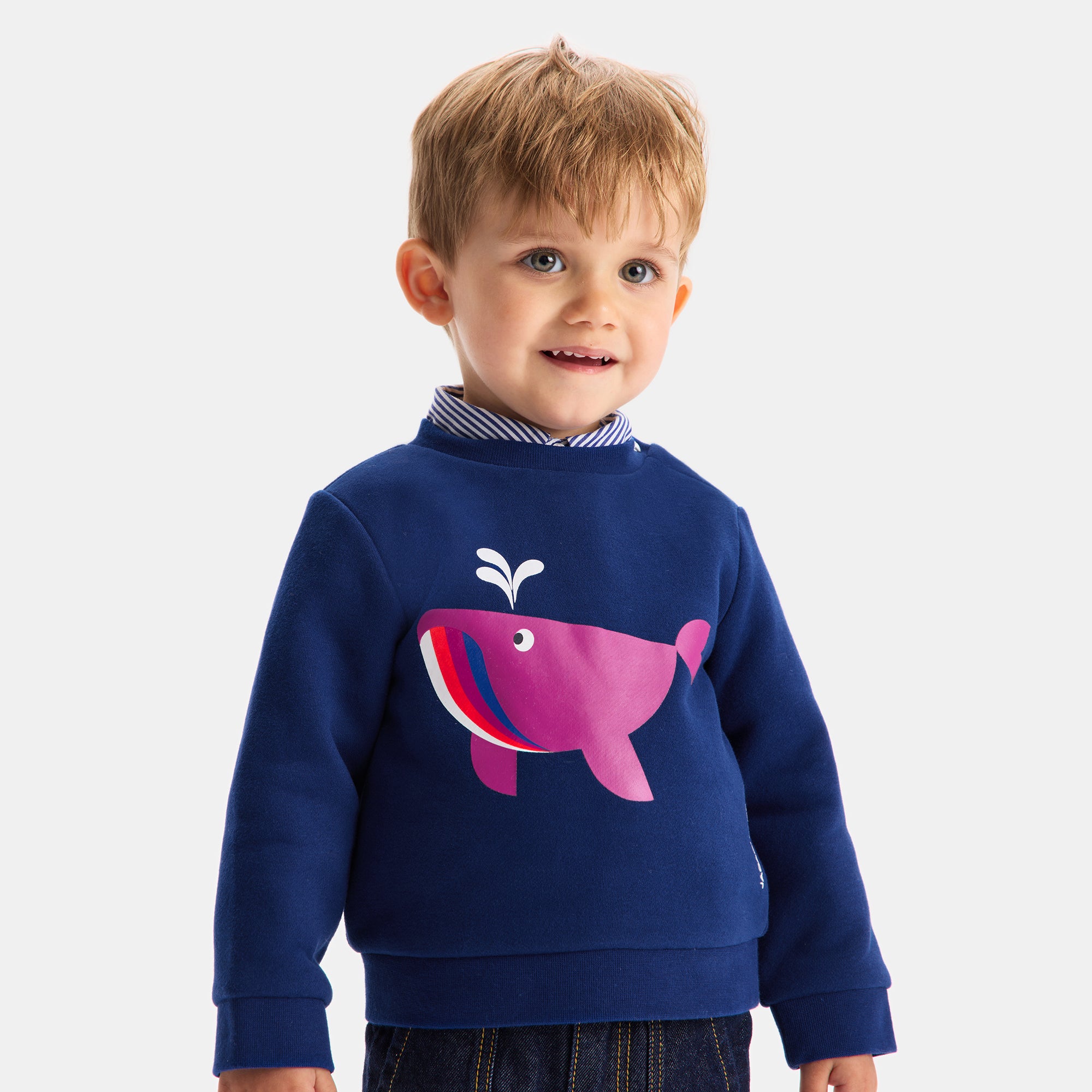 5 QTY / BLEU FONCE PAP SWEAT MODERNE