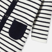 0 QTY / MARINE/BLANC PAP COMBINAISON/ BLOOMER MAGNE