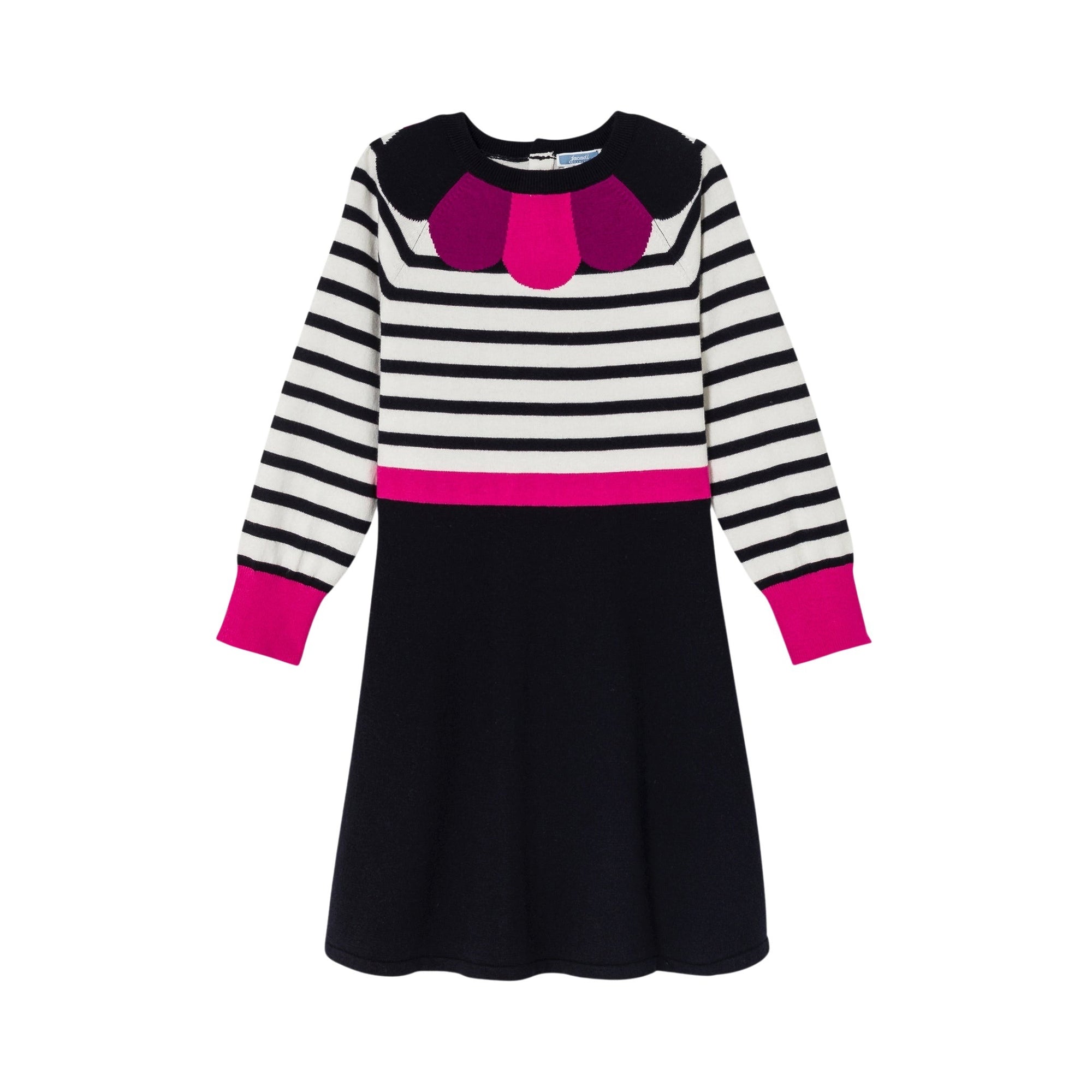 0 QTY / BLANC/MARINE PAP ROBE MURAT
