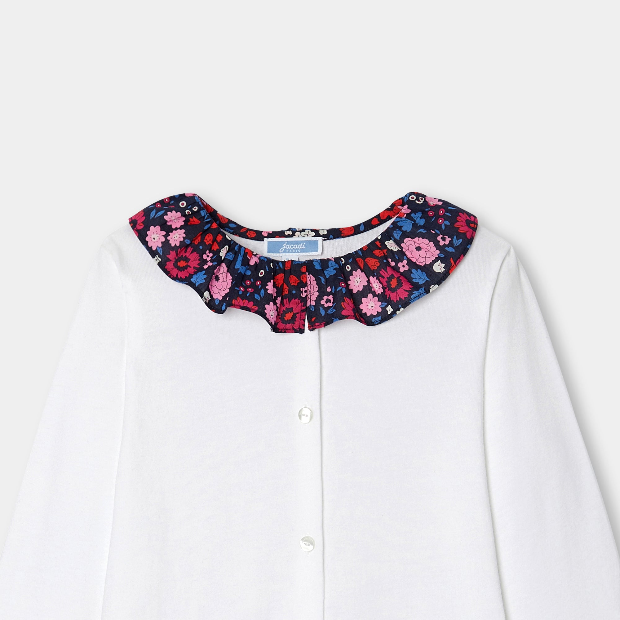 0 QTY / BLANC JACADI PAP TUNIQUE / BLOUSE MODESTE