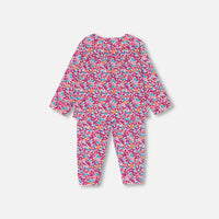 305 QTY / ROSE/MULTICO PAP NUIT MANCHE