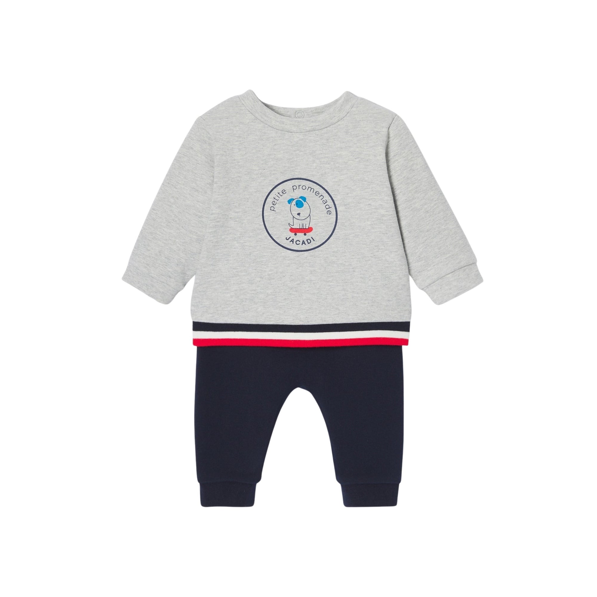 170 QTY / GRIS/MARINE PAP ENSEMBLE MONGE