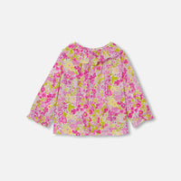 0 QTY / BLANC/MULTICO PAP TUNIQUE / BLOUSE MARCELETTE