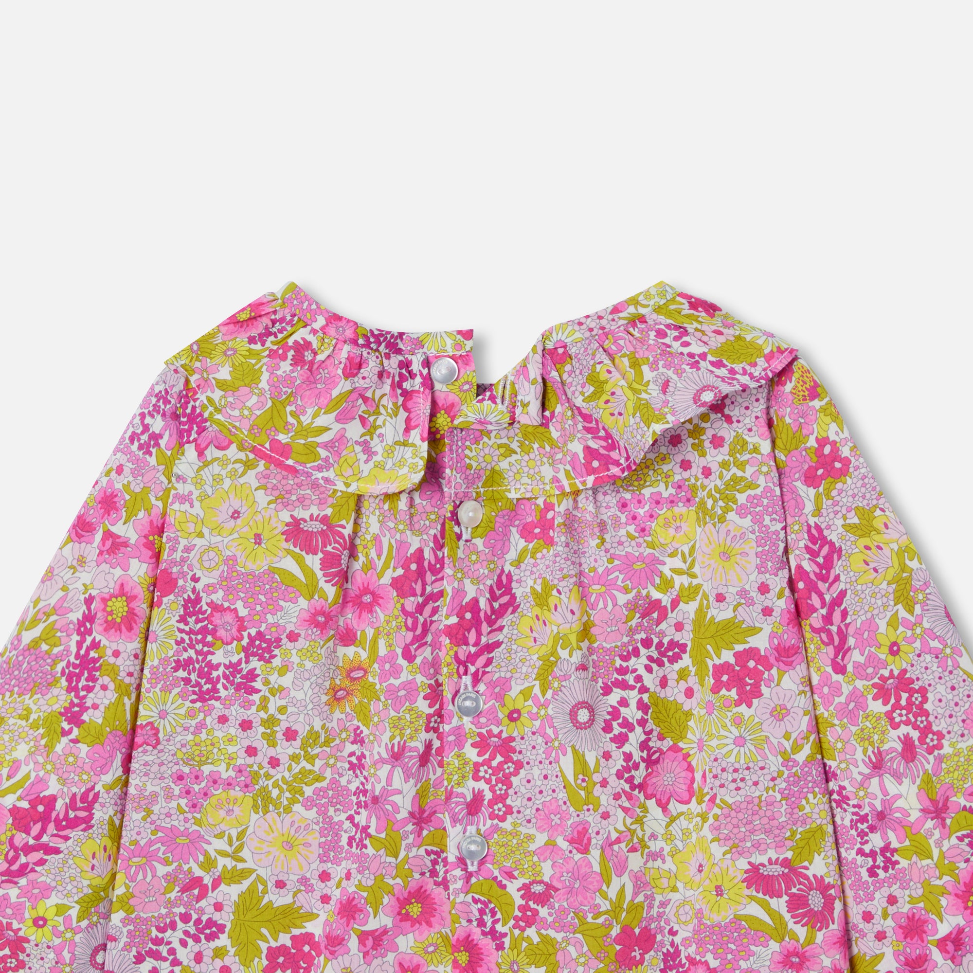 0 QTY / BLANC/MULTICO PAP TUNIQUE / BLOUSE MARCELETTE