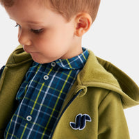 15 QTY / VERT LICHEN PAP GILET / CARDIGAN MALOUIN