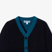 0 QTY / MARINE JACADI PAP GILET / CARDIGAN MOLETTE