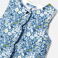 7 QTY / BLEU/MULTICO PAP COMBINAISON/ BLOOMER MIDINETTE