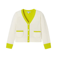 0 QTY / BLANC  PAP GILET / CARDIGAN MARIO