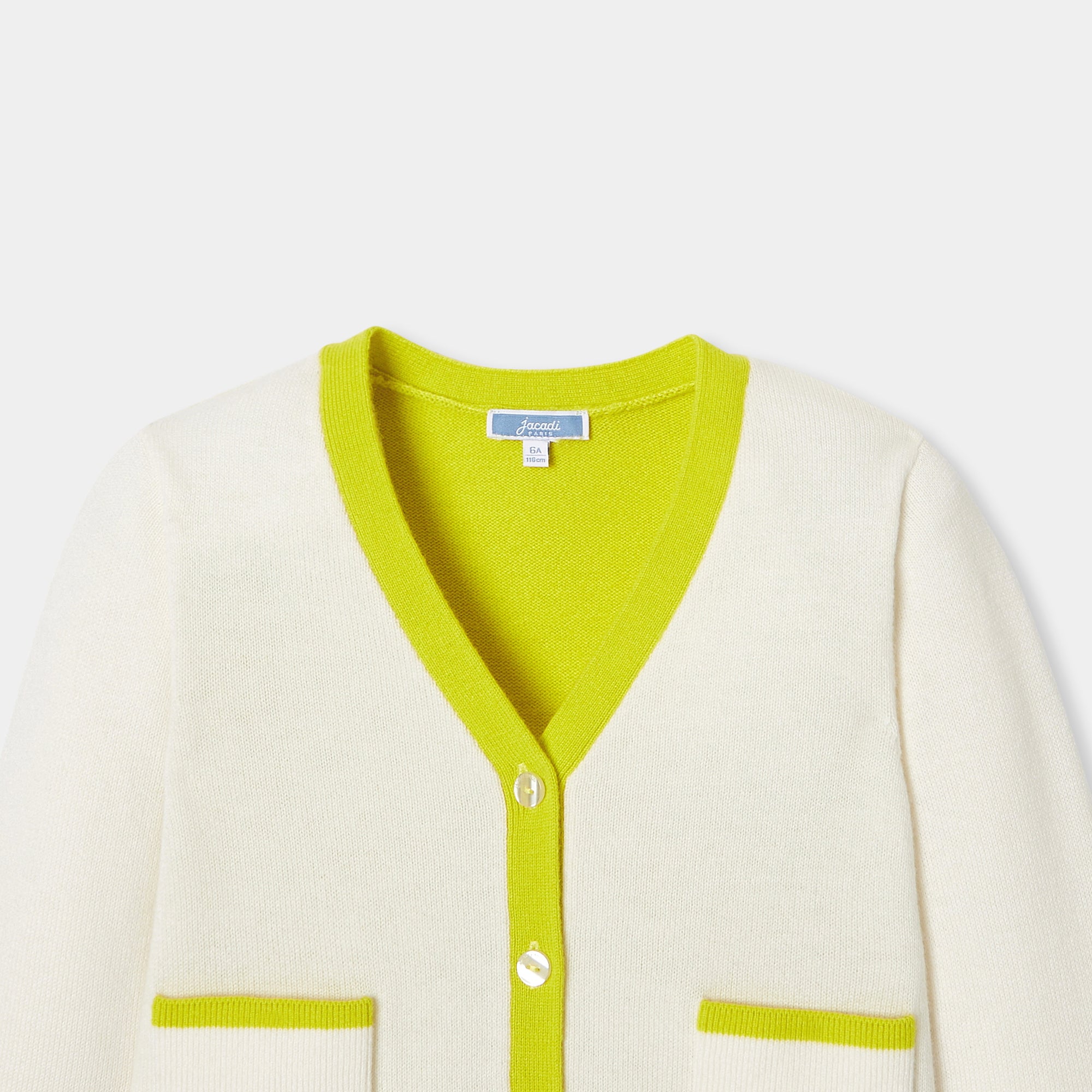 0 QTY / BLANC  PAP GILET / CARDIGAN MARIO