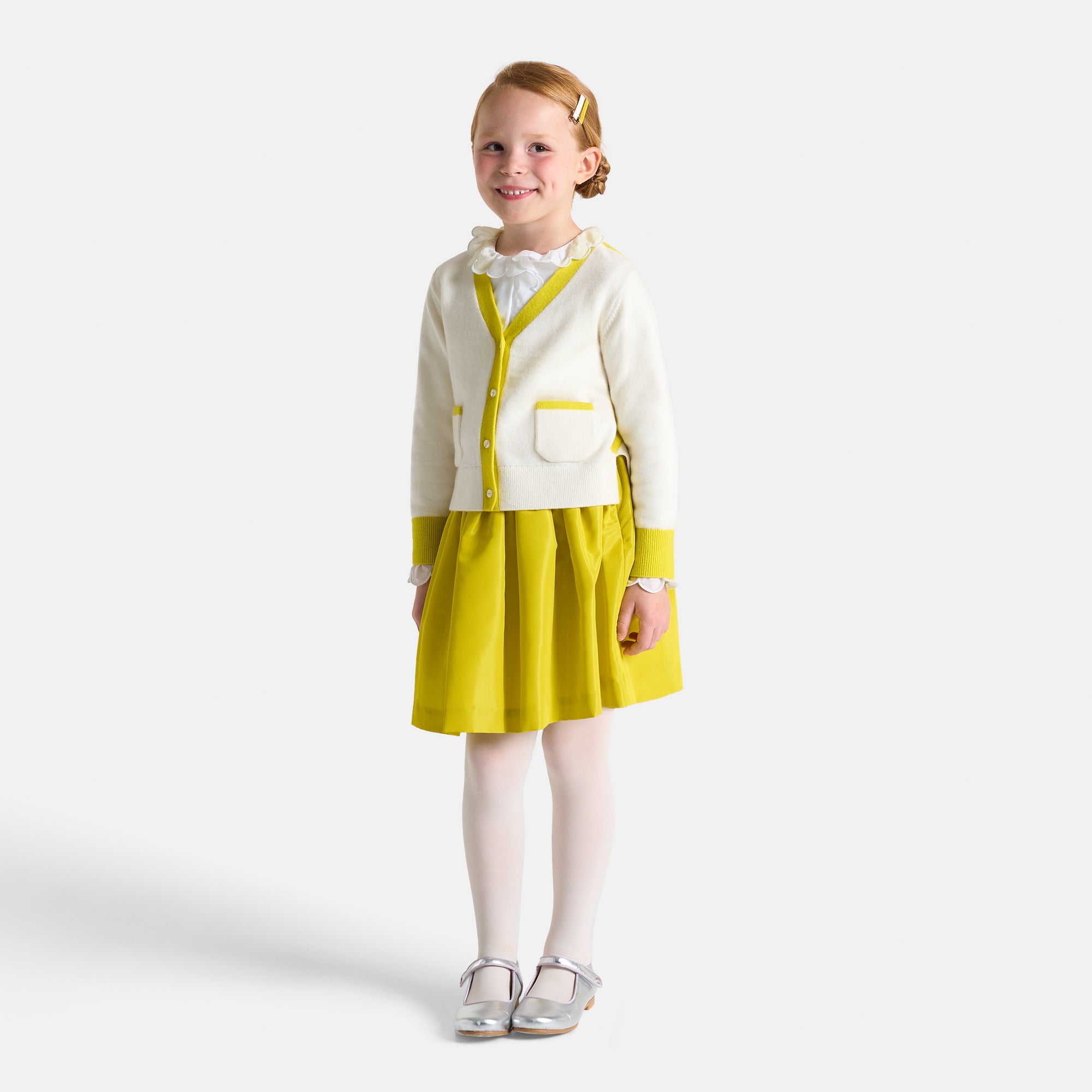 0 QTY / BLANC  PAP GILET / CARDIGAN MARIO