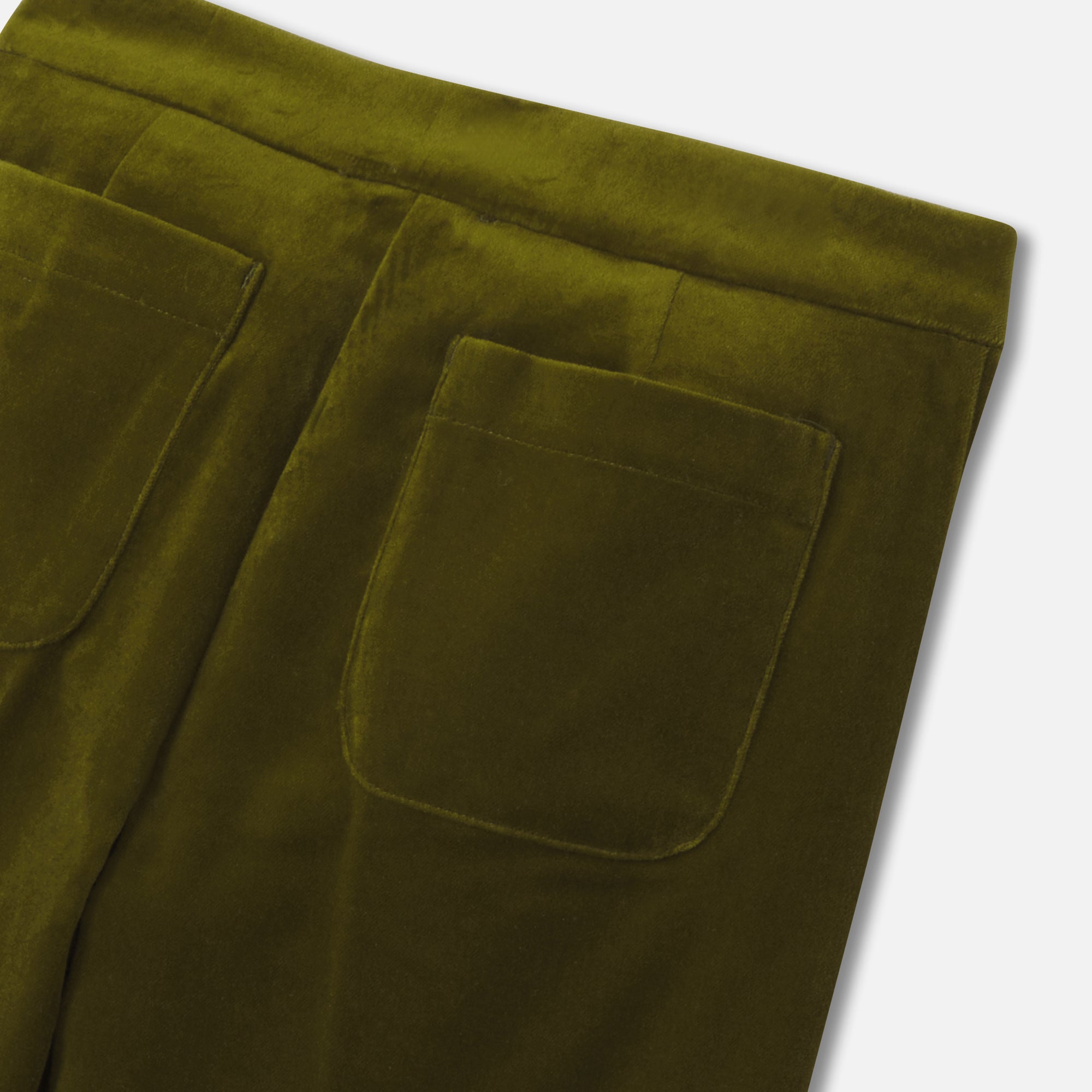 4 QTY / VERT OLIVE PAP PANTALON MACASSIE