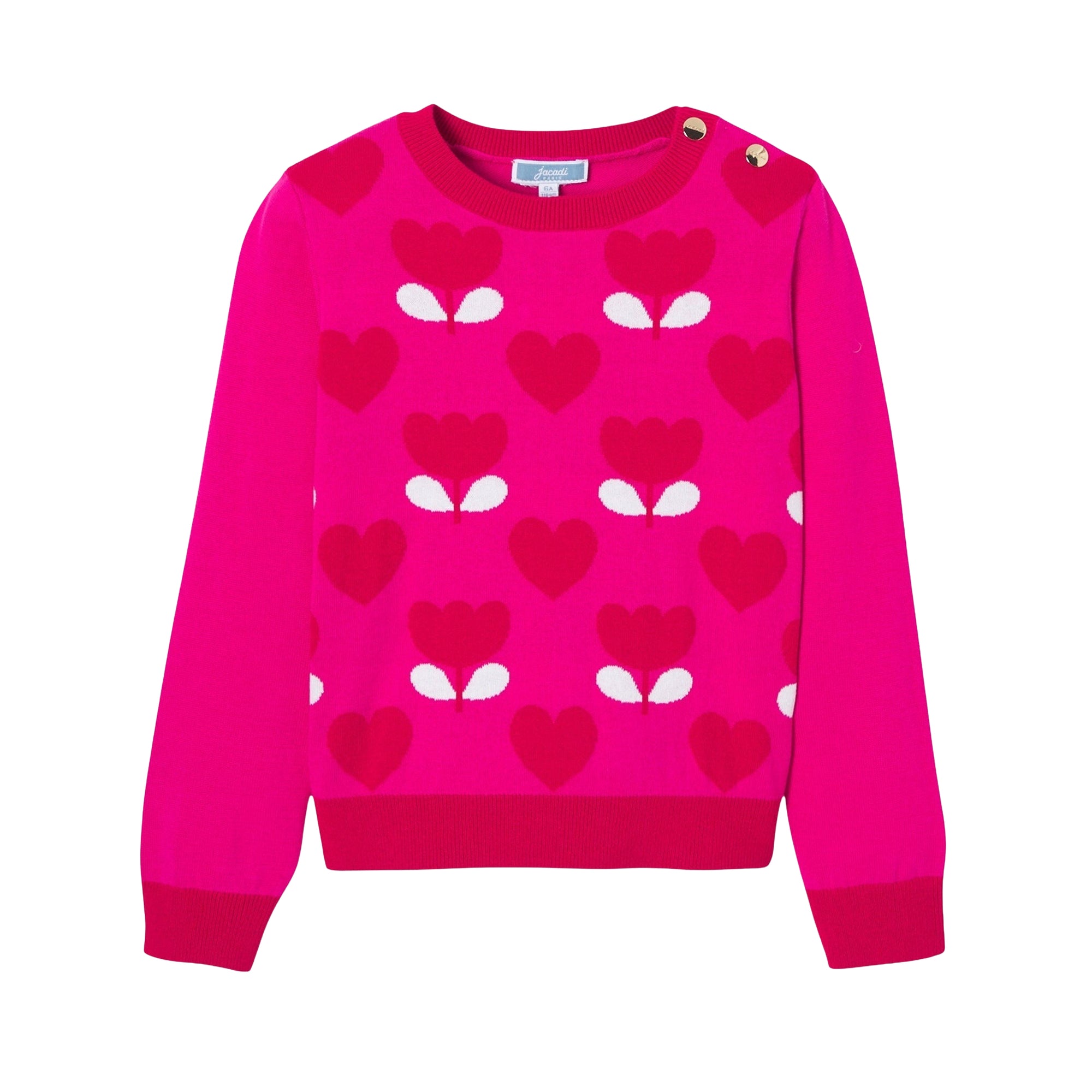 Germain Sweater - Pink & Red
