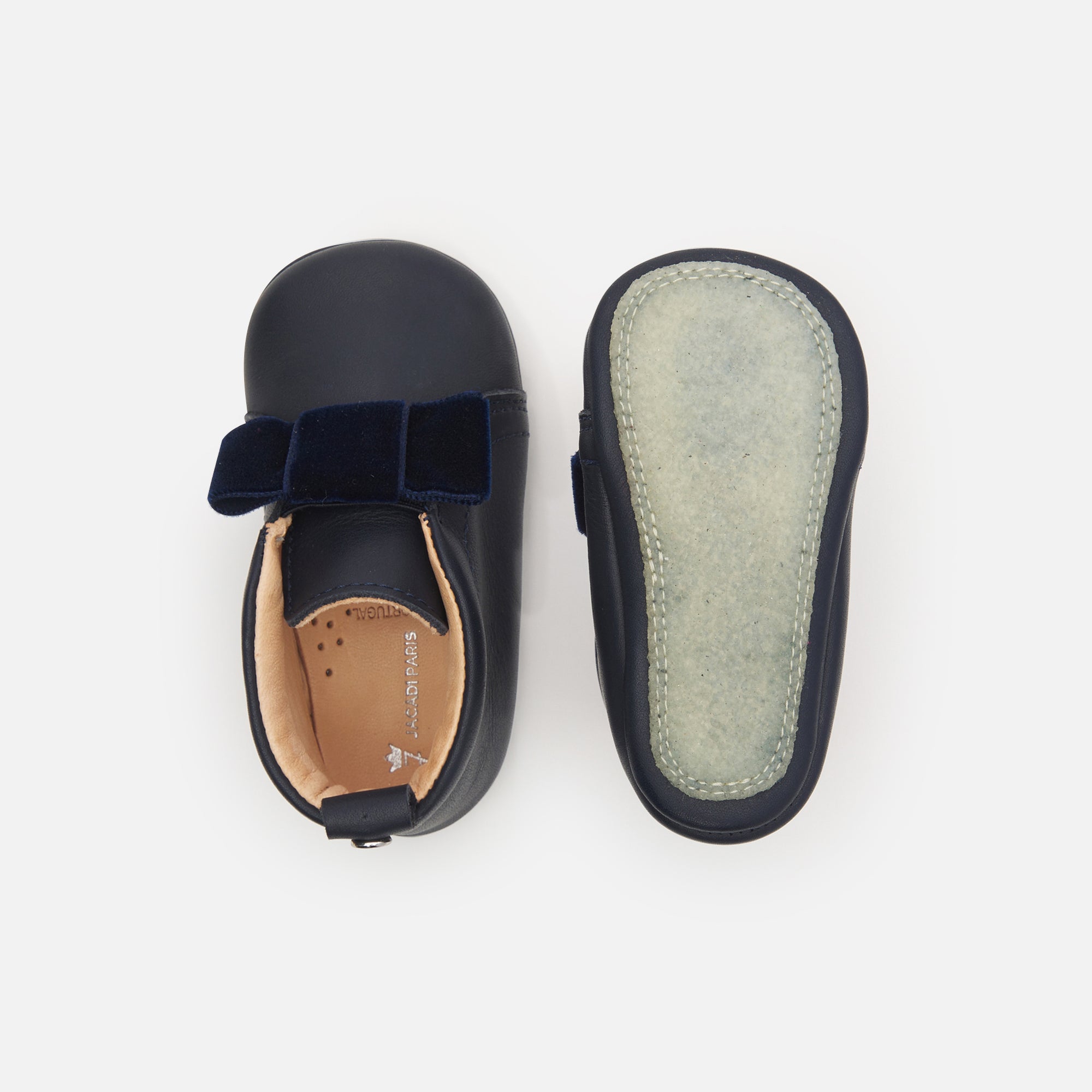 2 QTY / MARINE JACADI CHAUSSURES CUIR DAPHNE