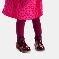 Diva leather ankle boots - Bordeaux