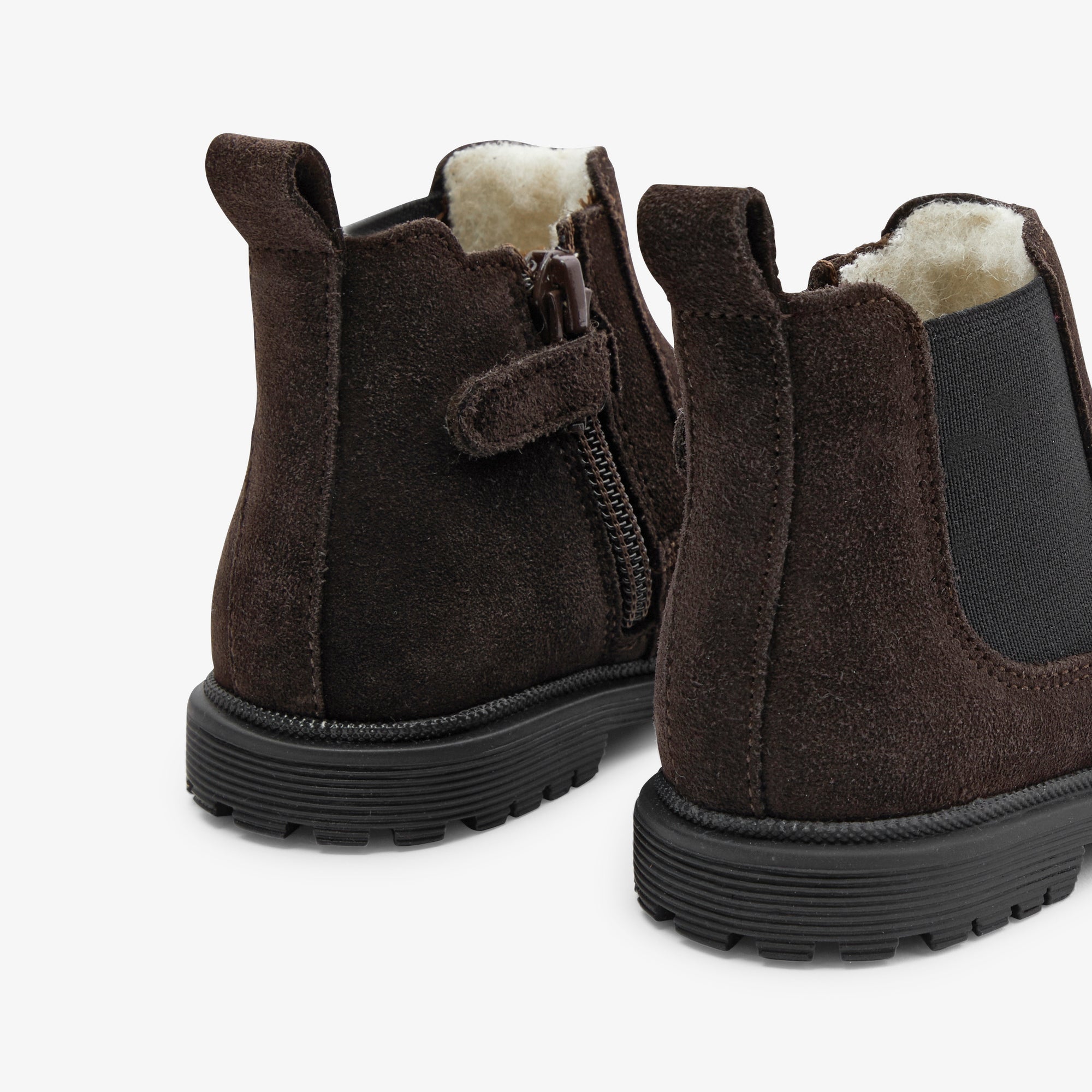 6 QTY / MARRON CHAUSSURES CUIR BELLO FOURRE