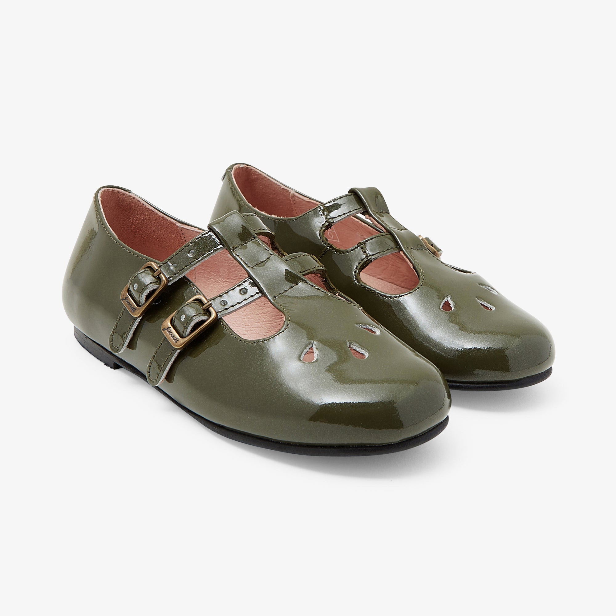 86 QTY / KAKI CHAUSSURES CUIR DHALIA