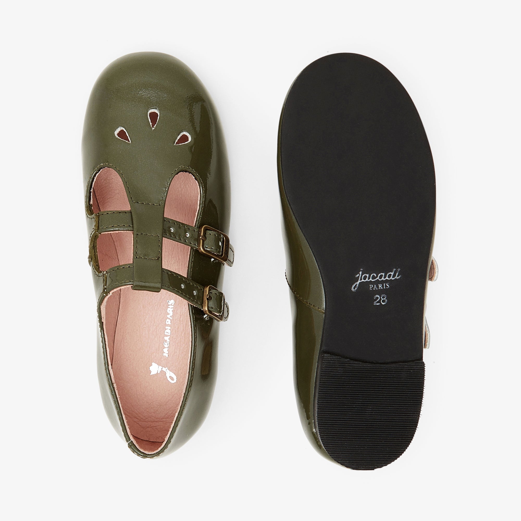 86 QTY / KAKI CHAUSSURES CUIR DHALIA