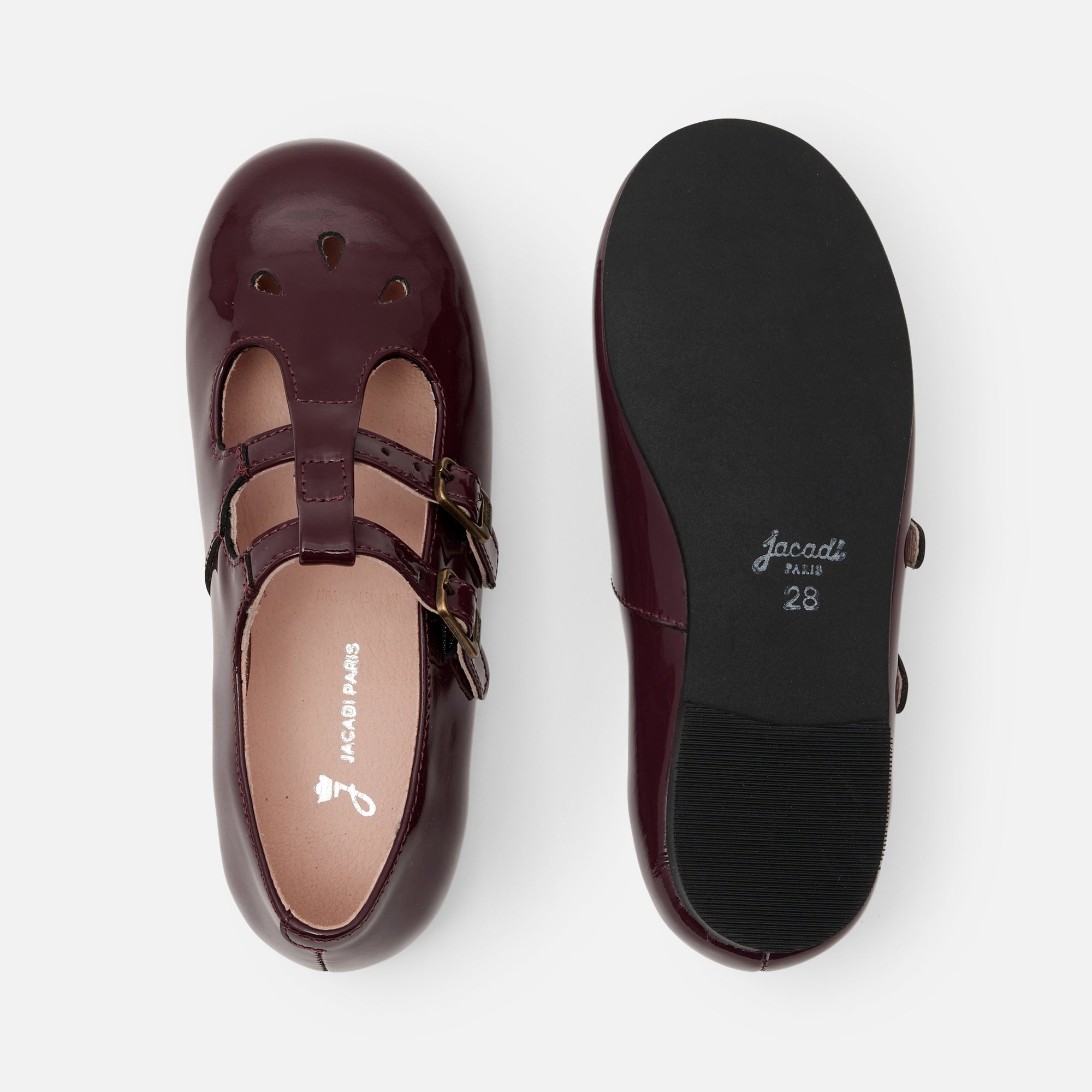 24 QTY / BORDEAUX CHAUSSURES CUIR DHALIA