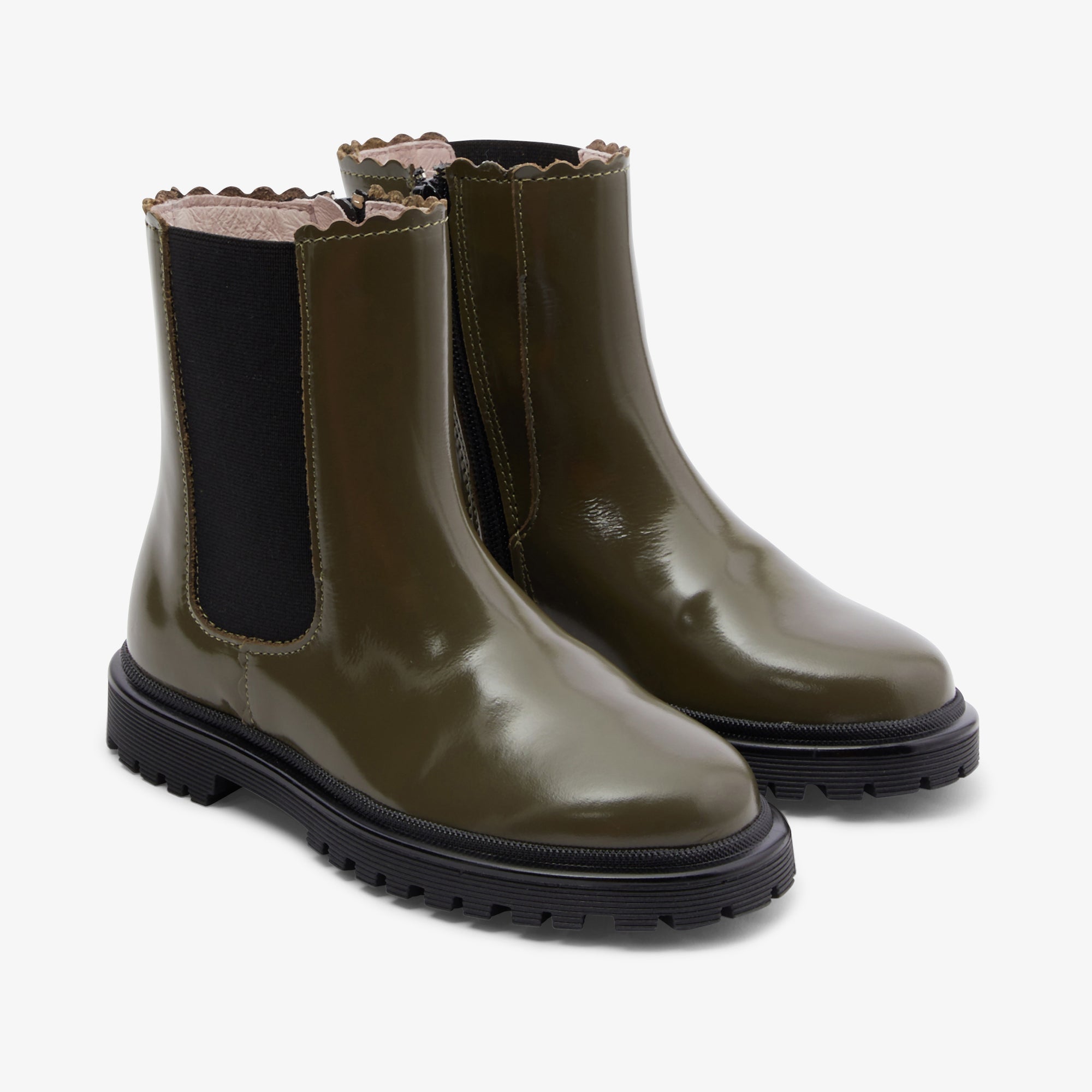 76 QTY / KAKI CHAUSSURES CUIR BRONX
