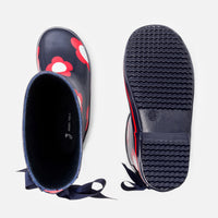 7 QTY / MARINE/ROUGE CHAUSSURES CUIR DITA